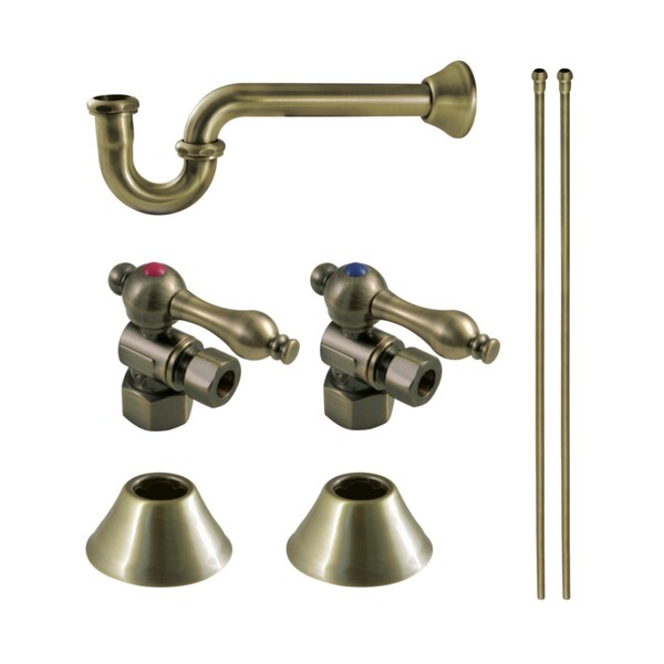 CC43103LKB30 Traditional Plumbing Sink Trim Kit W/ P-Trap, Brass